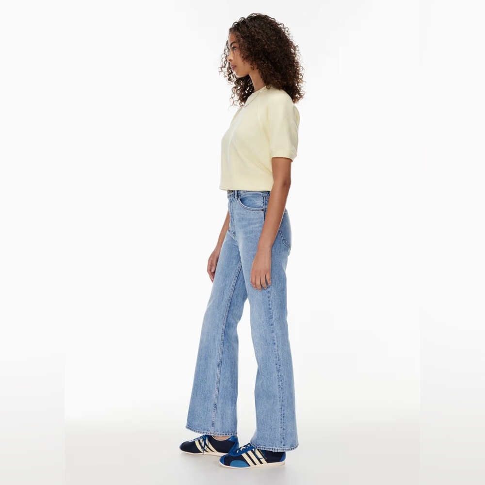 Aritzia Denim Forum The Marlene'60s High Rise Flare 28L Sz 25